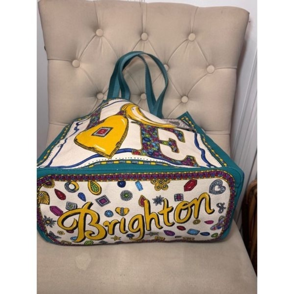 Brighton Canvas Tote Charmed Love - Picture 6 of 9